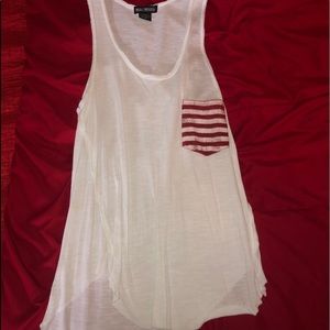 White tank top